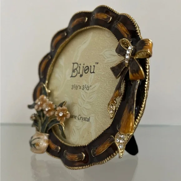 Bijou Enameled Picture Frame - Picture 3 of 6